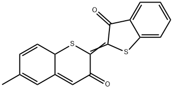 6-methyl-2-(3-oxobenzo[b]thien-2(3H)-ylidene)benzo[b]thiophene-3(2H)-one Structure