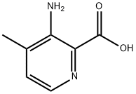 2-Pyridinecarboxylicacid,3-amino-4-methyl-(9CI) Structure