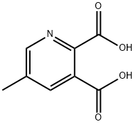 5-Methylpyridine-2,3-dicarboxylic acid Structure