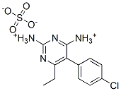 5-(4-클로로페닐)-6-에틸피리미딘-2,4-디암모늄설페이트 구조식 이미지