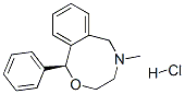 (S)-3,4,5,6-tetrahydro-5-methyl-1-phenyl-1H-2,5-benzoxazocine hydrochloride Structure