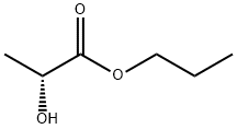 Propanoic acid, 2-hydroxy-, propyl ester, (2R)- (9CI) Structure