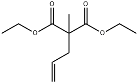 2-알릴-2-메틸말론산에틸에스테르 구조식 이미지
