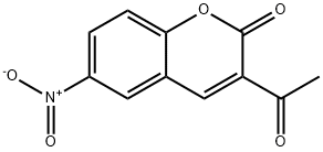 3-ACETYL-6-NITROCOUMARIN Structure