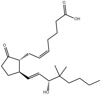 11-DEOXY-16,16-DIMETHYL PROSTAGLANDIN E2 Structure