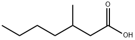 3-METHYLHEPTANOIC ACID Structure