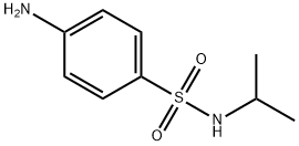 4-AMINO-N-ISOPROPYLBENZENESULFONAMIDE Structure