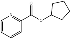 2-Pyridinecarboxylicacid,cyclopentylester(9CI) Structure