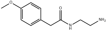 N-(2-aminoethyl)-2-(4-methoxyphenyl)acetamide 구조식 이미지