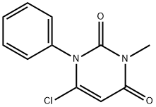 6-CHLORO-3-METHYL-1-PHENYL-1H-PYRIMIDINE-2,4-DIONE Structure