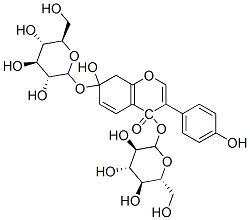 다이드제인-4,7-디글루코사이드 구조식 이미지