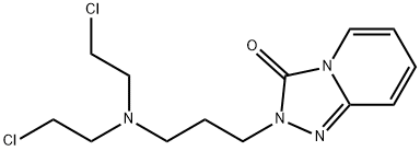 2-[3-[Bis(2-chloroethyl)aMino]propyl]-1,2,4-triazolo[4,3-a]pyridin-3(2H)-one Structure