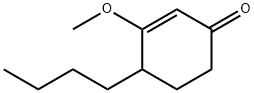 2-Cyclohexen-1-one, 4-butyl-3-methoxy- Structure