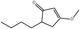 5-Butyl-3-methoxy-2-cyclopenten-1-one Structure