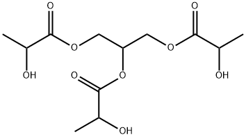 propane-1,2,3-triyl trilactate Structure