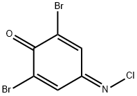 2,6-디브로모-N-클로로-p-벤조퀴논이민 구조식 이미지