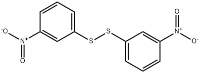 Bis(3-nitrophenyl) disulfide 구조식 이미지