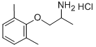 Mexiletine hydrochloride  구조식 이미지