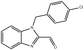 1-(4-CHLOROBENZYL)-1H-BENZIMIDAZOLE-2-CARBALDEHYDE Structure