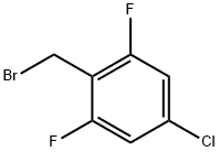 4-CHLORO-2,6-DIFLUOROBENZYL BROMIDE 구조식 이미지