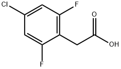 4-CHLORO-2,6-DIFLUOROPHENYLACETIC ACID Structure