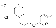 1-(3-(4-FLUOROPHENOXY)-PROPYL)-PIPERAZINE DIHYDROCHLORIDE Structure