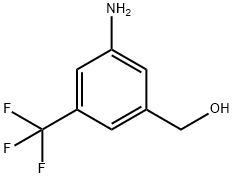 [3-AMINO-5-(TRIFLUOROMETHYL)PHENYL]METHANOL Structure
