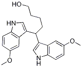 5,5-bis-(5-methoxy-1H-indol-3-yl)-pentan-1-ol Structure