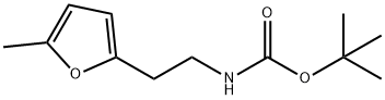 tert-butyl 2-(5-methylfuran-2-yl)ethylcarbamate Structure