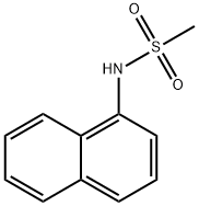 Methanesulfonamide,N-1-naphthalenyl- Structure