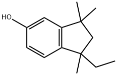 1-ethyl-1,3,3-trimethylindan-5-ol Structure