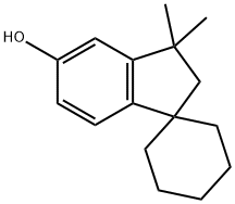 2',3'-dihydro-3',3'-dimethylspiro[cyclohexane-1,1'-[1H]indene]-5'-ol 구조식 이미지