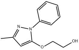 2-[(3-Methyl-1-phenyl-1H-pyrazol-5-yl)oxy]ethanol Structure