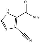 4-시아노-1H-이미다졸-5-카르복스아미드 구조식 이미지