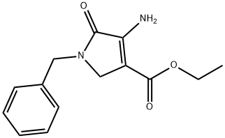 ethyl 4-aMino-1-benzyl-5-oxo-2,5-dihydro-1H-pyrrole-3-carboxylate Structure