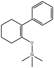 트리메틸-(2-PHENYL-CYCLOHEX-1-ENYLOXY)-실란 구조식 이미지