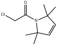 1H-Pyrrole, 1-(chloroacetyl)-2,5-dihydro-2,2,5,5-tetramethyl- (9CI) Structure