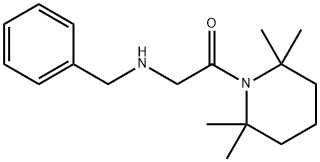 1-(N-Benzylglycyl)-2,2,6,6-tetramethylpiperidine Structure