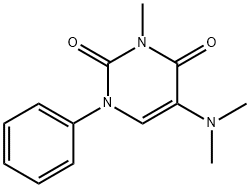 5-(Dimethylamino)-3-methyl-1-phenyluracil Structure