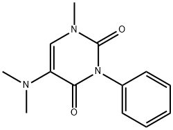 5-(Dimethylamino)-1-methyl-3-phenyluracil Structure