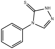 4-페닐-4H-1,2,4-트라이아졸-3-티올 구조식 이미지