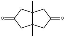 3,3a,6,6a-Tetrahydro-3a,6a-dimethylpentalene-2,5(1H,4H)-dione 구조식 이미지