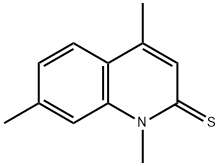 2(1H)-Quinolinethione,  1,4,7-trimethyl- Structure
