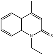 2(1H)-Quinolinethione,  1-ethyl-4-methyl- Structure