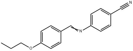4'-N-PROPOXYBENZYLIDENE-4-CYANOANILINE Structure