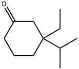 시클로헥사논,3-에틸-3-(1-메틸에틸)-(9CI) 구조식 이미지