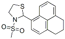 Thiazolidine, 2-(2,3-dihydro-1H-phenalen-6-yl)-3-(methylsulfonyl)- (9CI) Structure