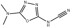 Cyanamide, [5-(dimethylamino)-1,3,4-oxadiazol-2-yl]- (9CI) Structure