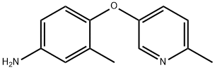 3-METHYL-4-(6-METHYL-PYRIDIN-3-YLOXY)-PHENYLAMINE Structure