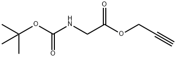 Glycine, N-[(1,1-dimethylethoxy)carbonyl]-, 2-propynyl ester (9CI) Structure